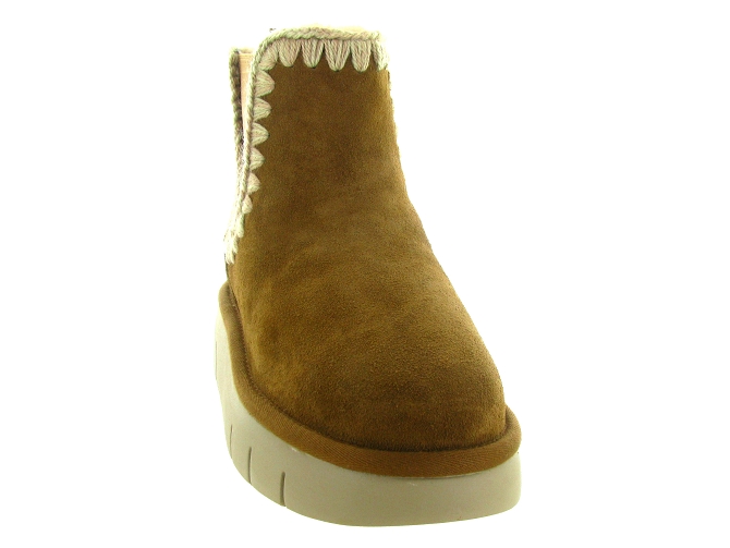 apres ski bottes fourrees - Bottine chaude - femme - Nubuck - Chestnut - Mou5767001_3