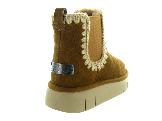 apres ski bottes fourrees - Bottine chaude - femme - Nubuck - Chestnut - Mou5767001_5