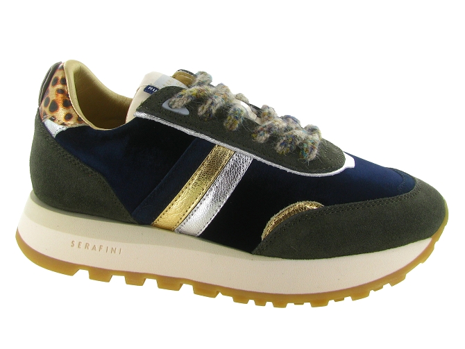 baskets et sneakers - Tendance - femme - Cuir - Vert - Serafini