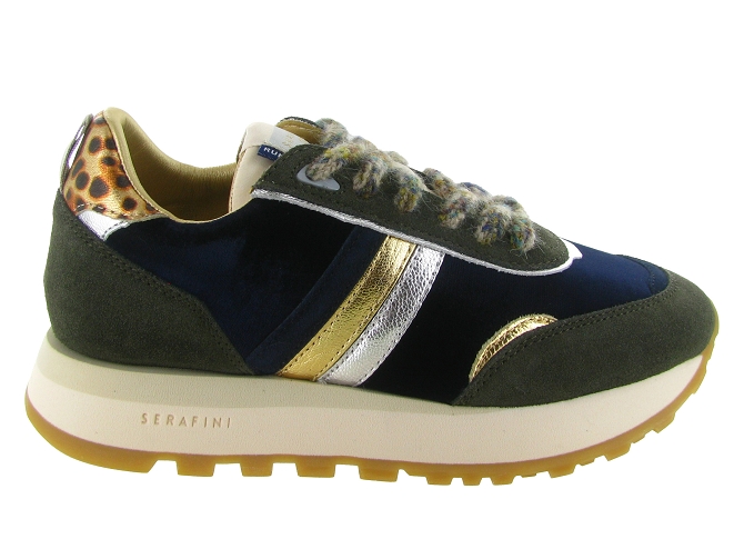baskets et sneakers - Tendance - femme - Cuir - Vert - Serafini5767501_2