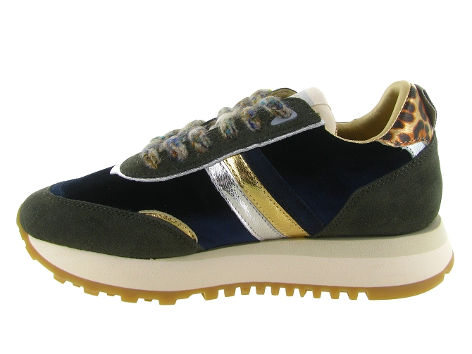 baskets et sneakers - Tendance - femme - Cuir - Vert - Serafini5767501_4