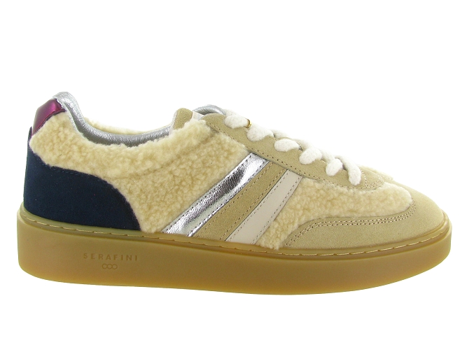 baskets et sneakers - Tendance - femme - Cuir - Beige - Serafini5767602_2