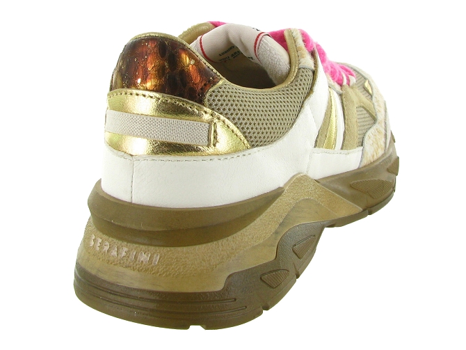 baskets et sneakers - Tendance - femme - Cuir - Beige - Serafini5767702_5