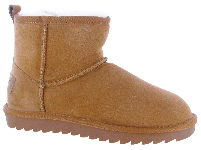 apres ski bottes fourrees - Bottine chaude - femme - Nubuck - Beige - Colors of california