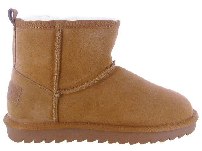 apres ski bottes fourrees - Bottine chaude - femme - Nubuck - Beige - Colors of california5768001_2