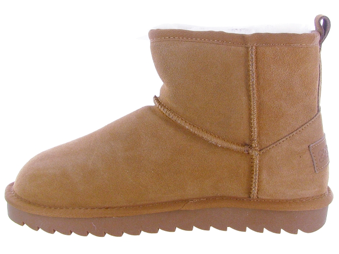 apres ski bottes fourrees - Bottine chaude - femme - Nubuck - Beige - Colors of california5768001_4
