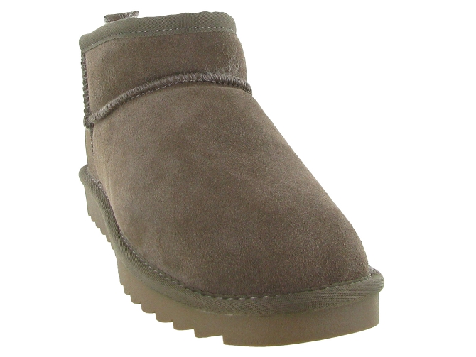 apres ski bottes fourrees - Bottine chaude - femme - Nubuck - Taupe - Colors of california5768102_3