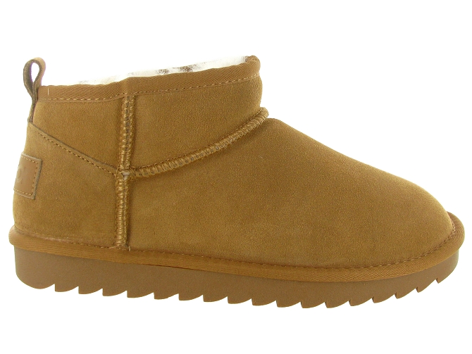 apres ski bottes fourrees - Bottine chaude - femme - Nubuck - Chestnut - Colors of california5768103_2