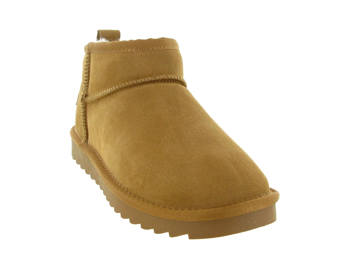 apres ski bottes fourrees - Bottine chaude - femme - Nubuck - Chestnut - Colors of california5768103_3