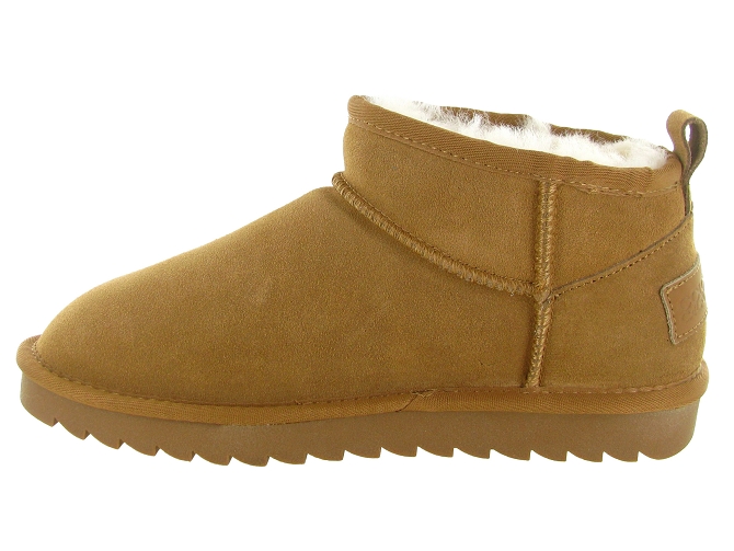 apres ski bottes fourrees - Bottine chaude - femme - Nubuck - Chestnut - Colors of california5768103_4