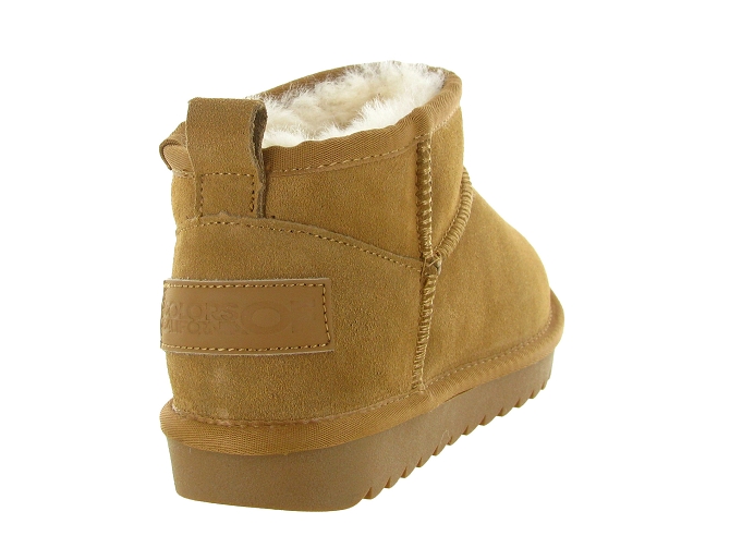 apres ski bottes fourrees - Bottine chaude - femme - Nubuck - Chestnut - Colors of california5768103_5