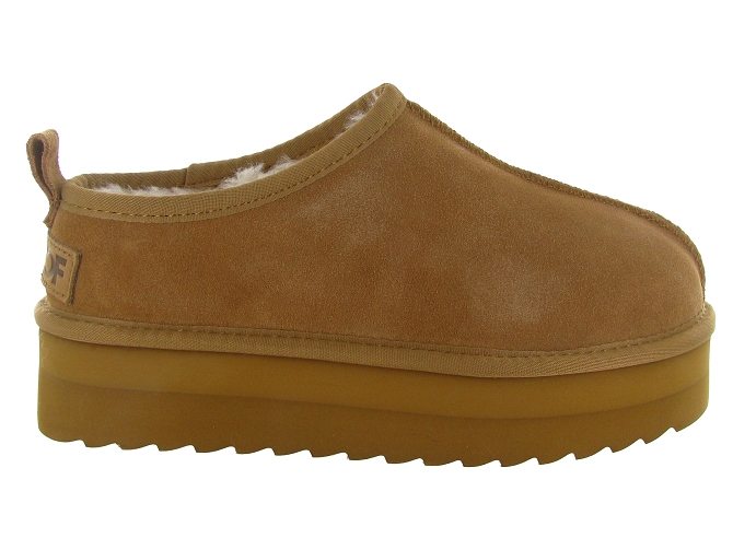 apres ski bottes fourrees - Bottine chaude - femme - Nubuck - Chestnut - Colors of california5768201_2