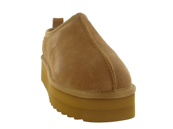 apres ski bottes fourrees - Bottine chaude - femme - Nubuck - Chestnut - Colors of california5768201_3