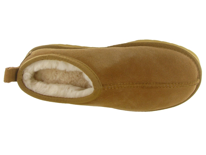 apres ski bottes fourrees - Bottine chaude - femme - Nubuck - Chestnut - Colors of california5768201_4