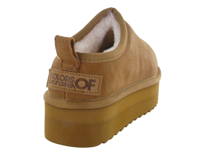 apres ski bottes fourrees - Bottine chaude - femme - Nubuck - Chestnut - Colors of california5768201_6