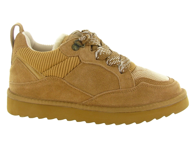 baskets et sneakers - Tendance - femme - Nubuck - Marron - Colors of california5768301_2