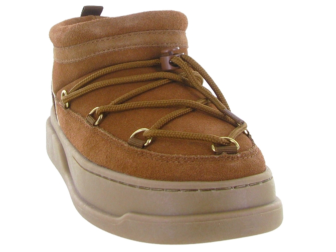 apres ski bottes fourrees - Chaussure neige - femme - Nubuck - Marron - Colors of california5768601_3