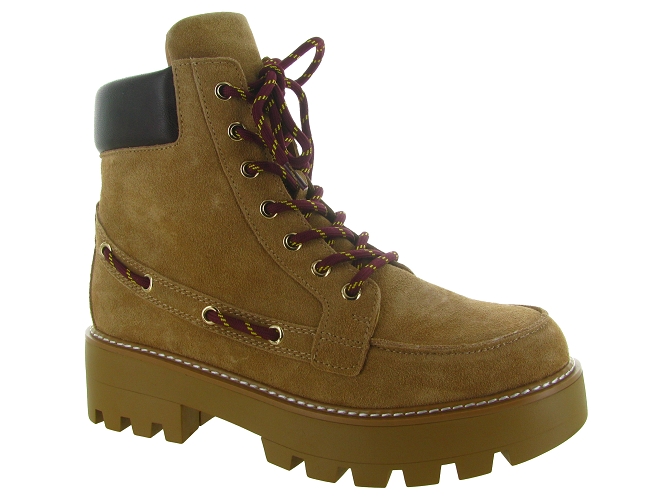 bottines et boots - Classique & Chic - femme - Nubuck - Marron - Colors of california