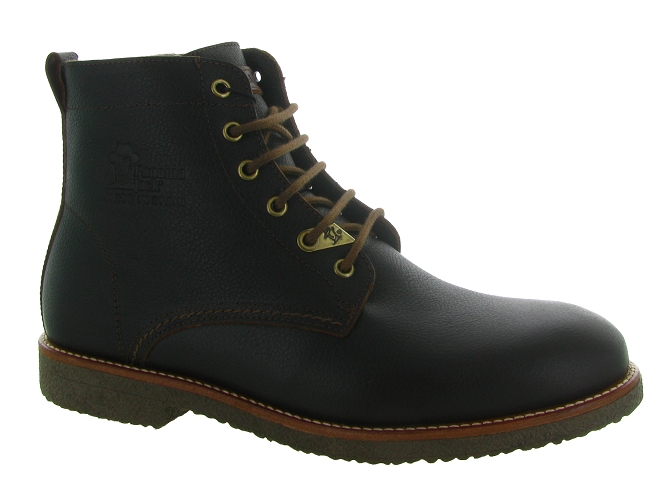 bottines et boots - Casual  - homme - Cuir - Chestnut - Panama jack
