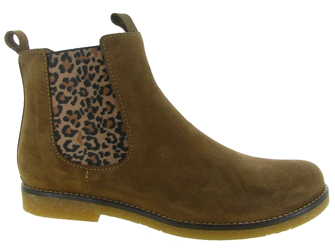 bottines et boots -  - junior fille - Cuir - Léopard - Bellamy