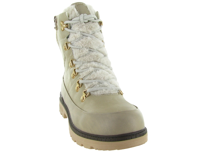 apres ski bottes fourrees - Chaussure neige - femme - Synthétique - Gris - Kimberfeel5771602_3
