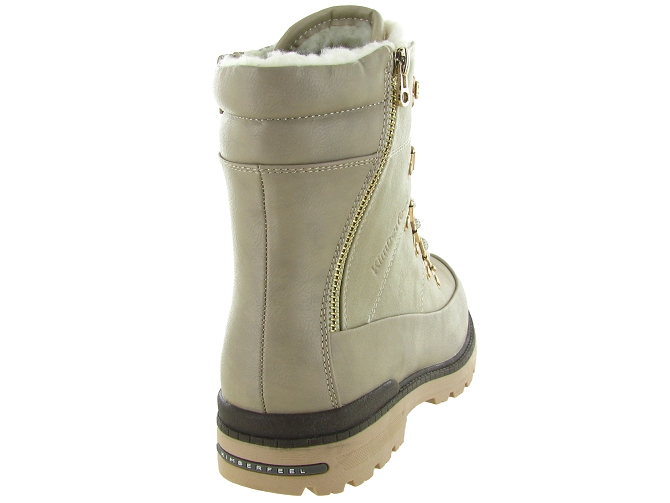 apres ski bottes fourrees - Chaussure neige - femme - Synthétique - Gris - Kimberfeel5771602_5