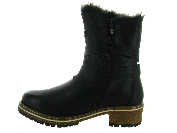 apres ski bottes fourrees - Chaussure neige - femme - Synthétique - Noir - Kimberfeel5772102_4