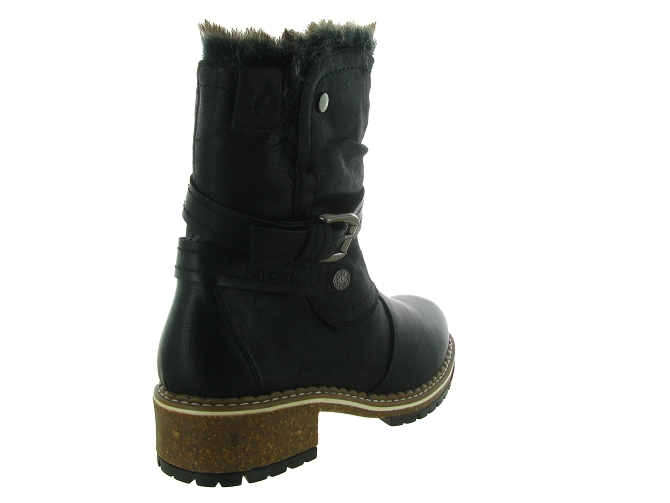 apres ski bottes fourrees - Chaussure neige - femme - Synthétique - Noir - Kimberfeel5772102_5