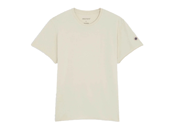 tee shirt - MANCHE COURTE - vetement homme - Cuir - Crème - Sweet pants