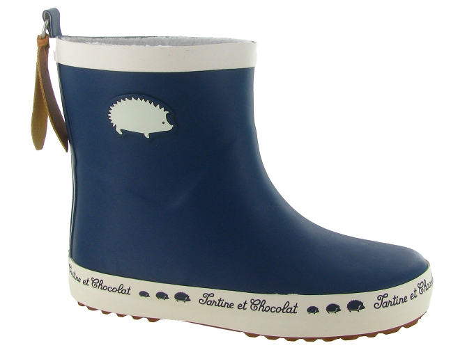 bottes de pluie -  - junior garcon - Caoutchouc - Bleu - Pom d api