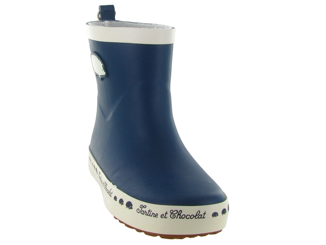 bottes de pluie -  - junior garcon - Caoutchouc - Bleu - Pom d api5774401_3