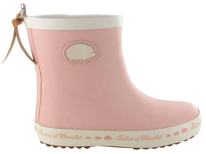 bottes de pluie -  - junior fille - Caoutchouc - Rose - Pom d api5774501_2