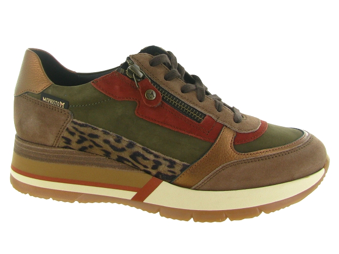 baskets et sneakers - Confort - femme - Cuir - Marron - Mephisto