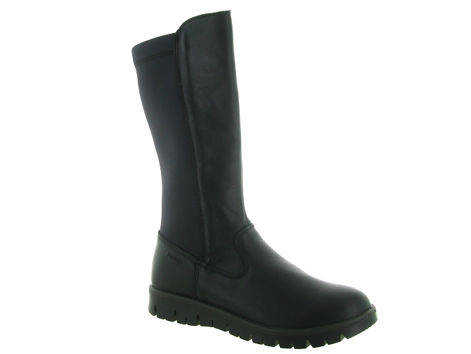 bottines et boots -  - junior fille - Cuir - Noir - Primigi
