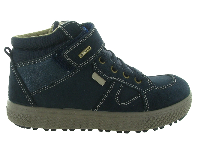 apres ski bottes fourrees - Bottes fourrées - junior garcon - Nubuck - Bleu Marine - Primigi5778701_2