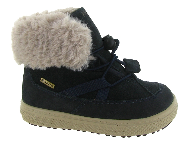 apres ski bottes fourrees - Bottes fourrées - bebe fille - Nubuck - Bleu Marine - Primigi