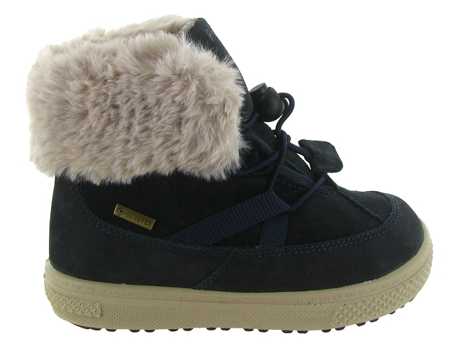 apres ski bottes fourrees - Bottes fourrées - bebe fille - Nubuck - Bleu Marine - Primigi5779101_2