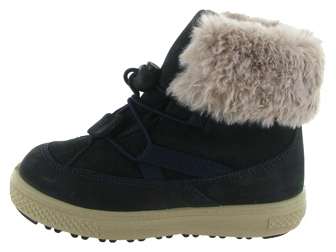 apres ski bottes fourrees - Bottes fourrées - bebe fille - Nubuck - Bleu Marine - Primigi5779101_4