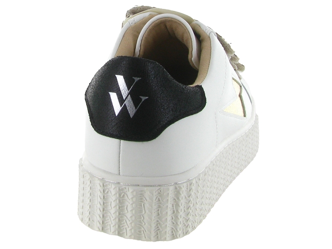 baskets et sneakers - Tendance - femme - Cuir - Blanc - Vanessa wu5780601_5
