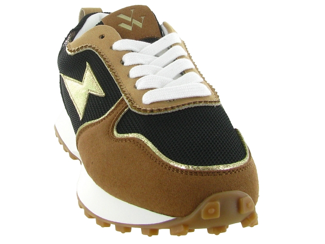 baskets et sneakers - Tendance - femme - Cuir - Camel - Vanessa wu5781001_3