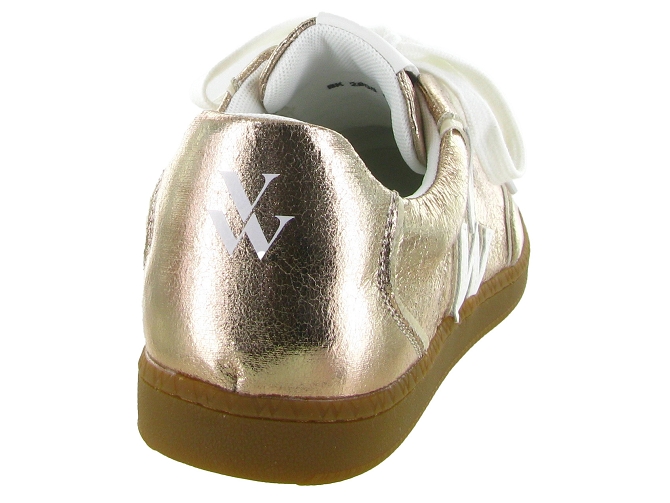 baskets et sneakers - Tendance - femme - Cuir - Or - Vanessa wu5781101_5