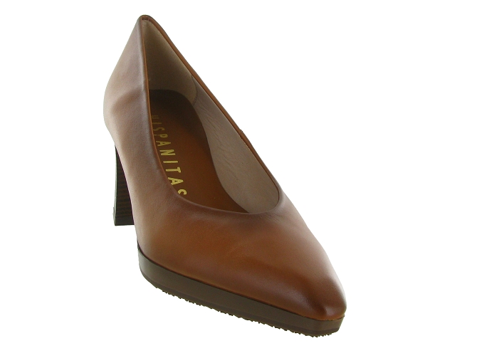 escarpins et trotteurs - Fermé - femme - Cuir - Marron - Hispanitas5781901_3