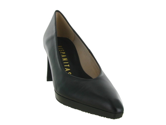 escarpins et trotteurs - Fermé - femme - Cuir - Noir - Hispanitas5781902_3
