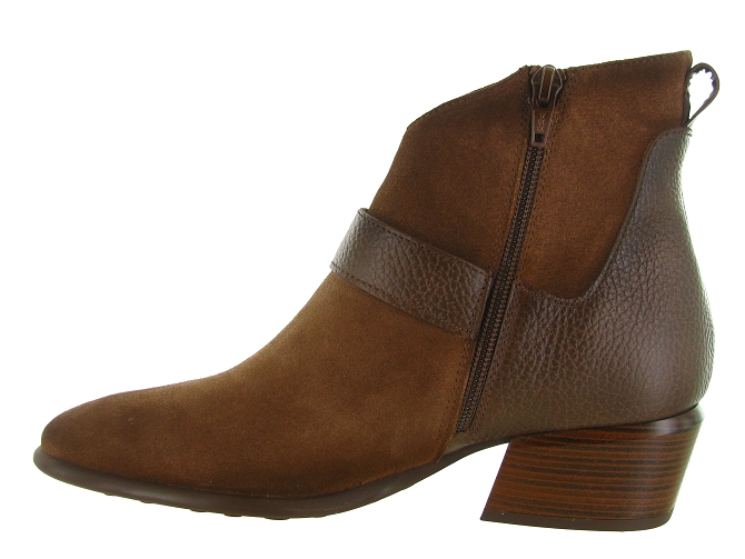 bottines et boots - Chelsea - femme - Cuir - Marron - Hispanitas5782301_4