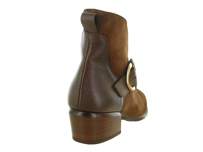 bottines et boots - Chelsea - femme - Cuir - Marron - Hispanitas5782301_5