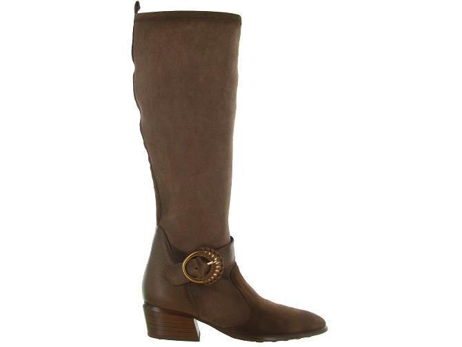 bottes - Cavalières - femme - Nubuck - Marron - Hispanitas5782401_2