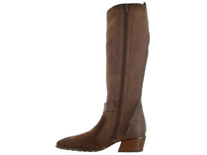 bottes - Cavalières - femme - Nubuck - Marron - Hispanitas5782401_4