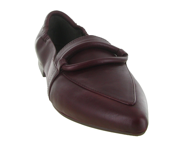 mocassins - Elégant - femme - Cuir - Bordeaux - La vitrina5784001_3