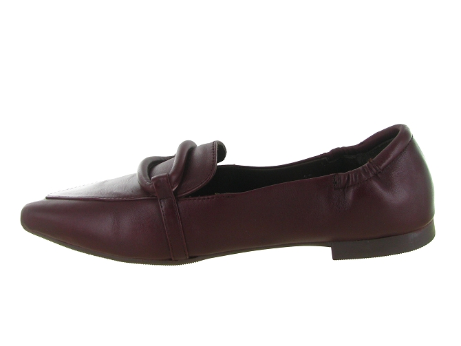 mocassins - Elégant - femme - Cuir - Bordeaux - La vitrina5784001_4