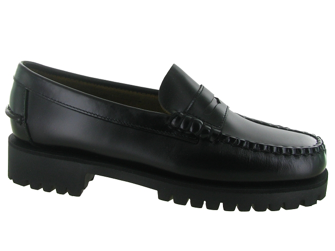 mocassins - Elégant - femme - Cuir - Noir - Sebago